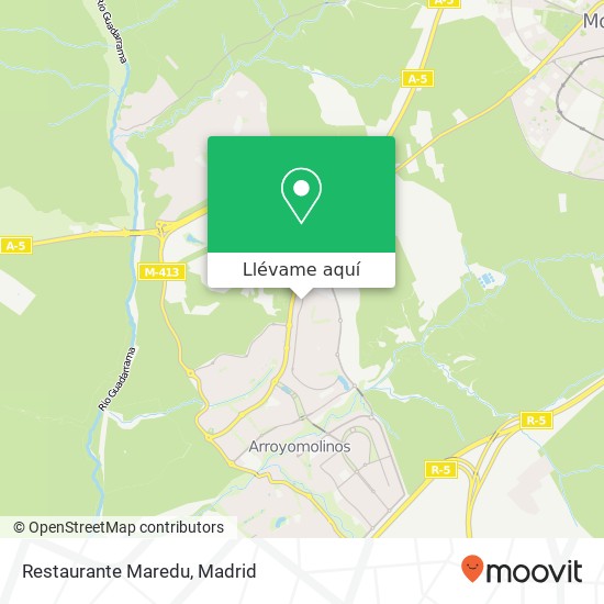 Mapa Restaurante Maredu, Avenida Cantábrico 28939 Arroyomolinos