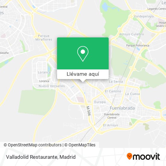 Mapa Valladolid Restaurante