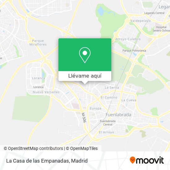 Mapa La Casa de las Empanadas