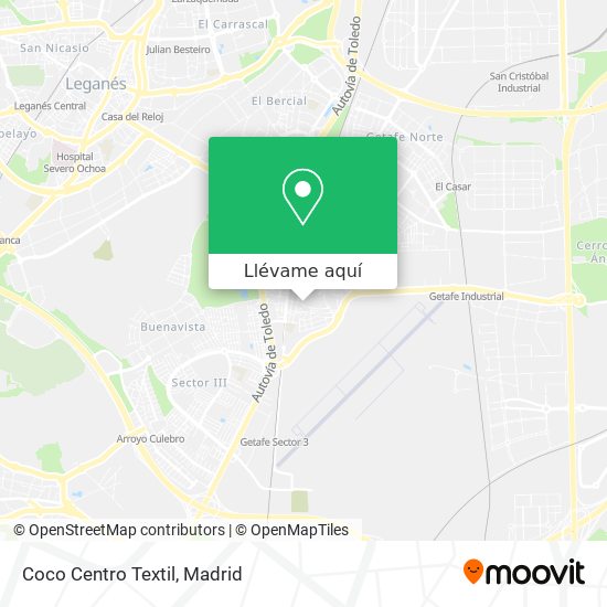 Mapa Coco Centro Textil