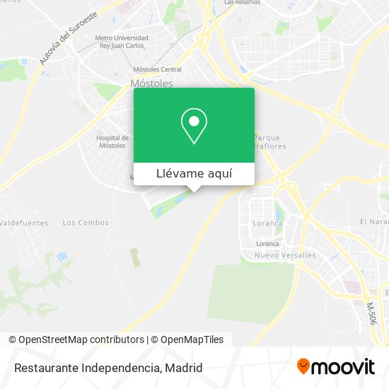 Mapa Restaurante Independencia