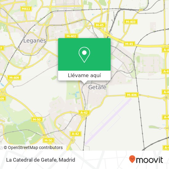 Mapa La Catedral de Getafe, Calle Alvarado, 5 28904 Getafe