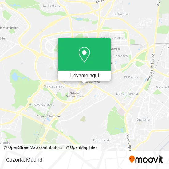 Mapa Cazorla
