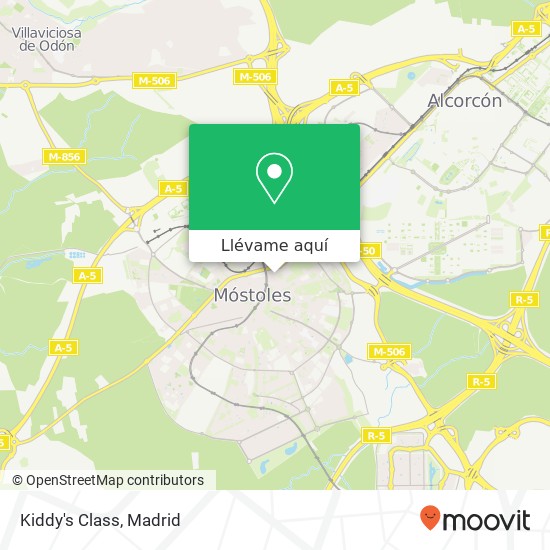 Mapa Kiddy's Class, Avenida Constitución, 56 28931 Móstoles