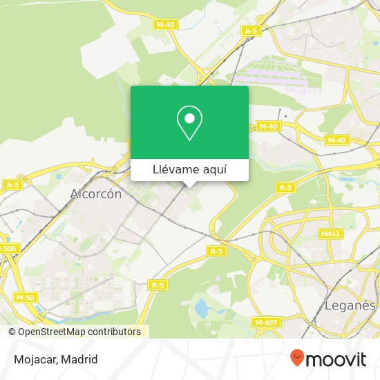 Mapa Mojacar, 28925 Alcorcón