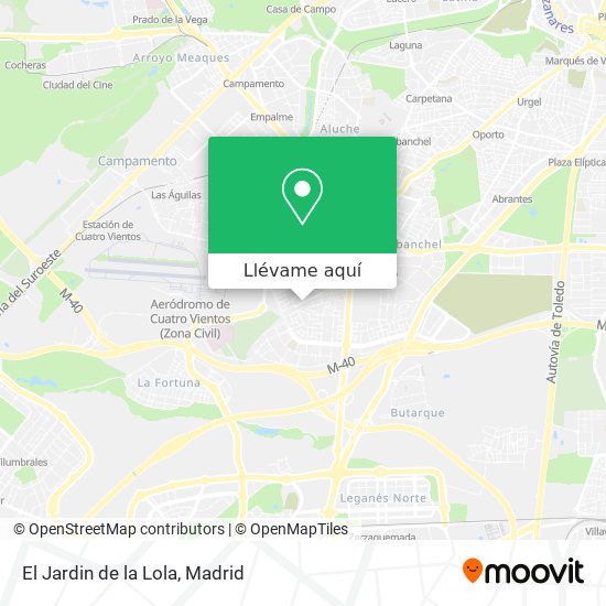 Mapa El Jardin de la Lola