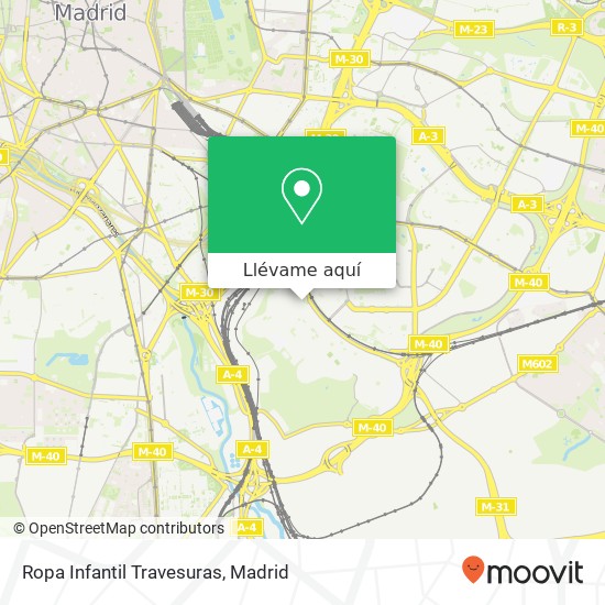 Mapa Ropa Infantil Travesuras, Calle de Miguel de la Roca, 30 28053 Entrevías Madrid