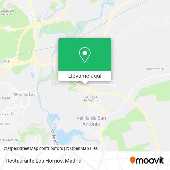 Mapa Restaurante Los Hornos