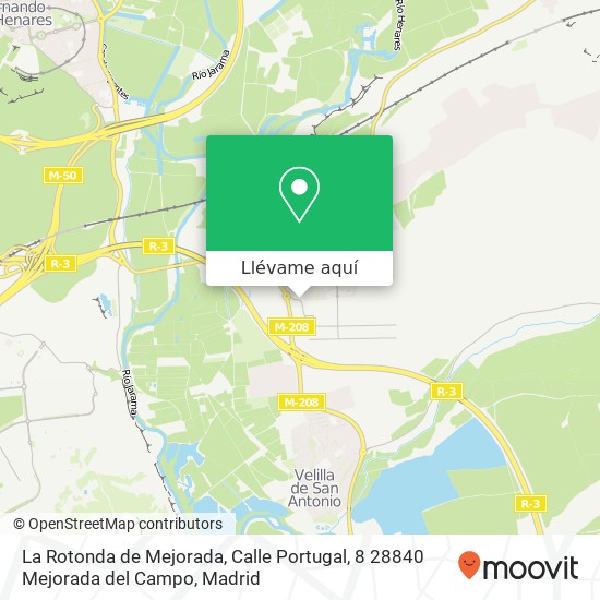 Mapa La Rotonda de Mejorada, Calle Portugal, 8 28840 Mejorada del Campo