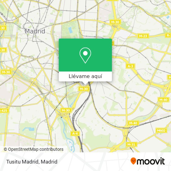 Mapa Tusitu Madrid