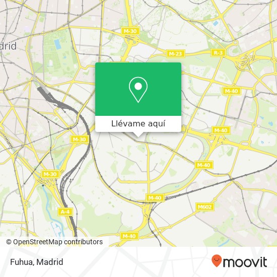 Mapa Fuhua, Plaza de Mariana Pineda, 4 28038 Numancia Madrid