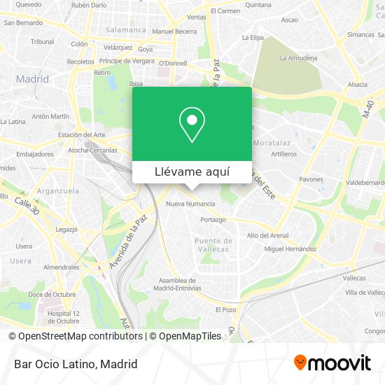 Mapa Bar Ocio Latino