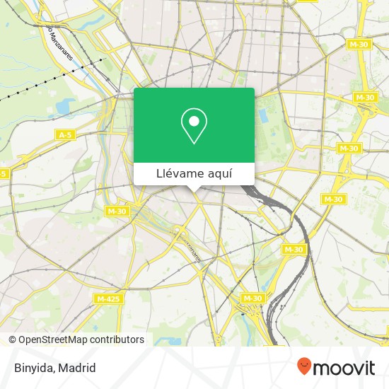 Mapa Binyida, Calle de Embajadores, 98 28012 Madrid