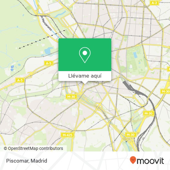 Mapa Piscomar, Calle de San Isidoro de Sevilla, 4 28005 Acacias Madrid