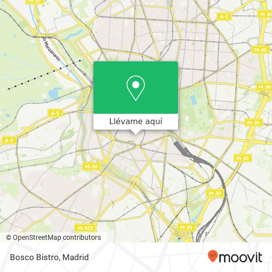 Mapa Bosco Bistro, Calle de Embajadores, 41 28012 Embajadores Madrid