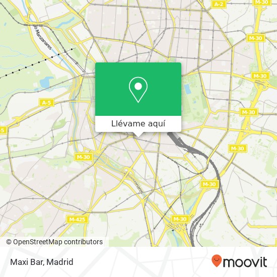 Mapa Maxi Bar, Calle de Sebastián Elcano, 7 28012 Palos de Moguer Madrid
