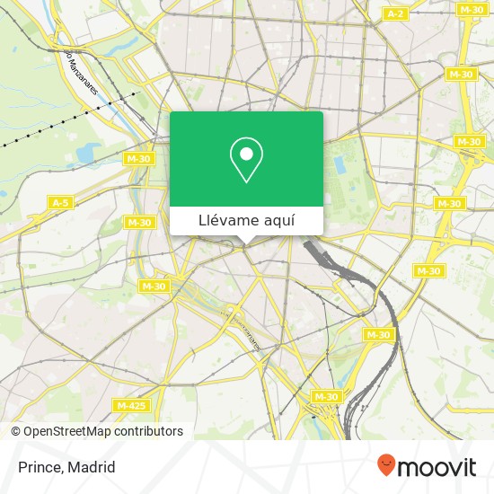 Mapa Prince, Ronda de Valencia, 16 28012 Madrid