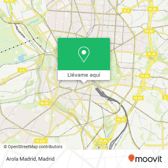 Mapa Arola Madrid, Calle de Argumosa 28012 Embajadores Madrid