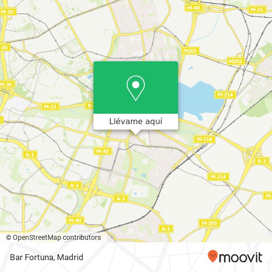 Mapa Bar Fortuna, Avenida de Daroca, 313 28032 Ambroz Madrid