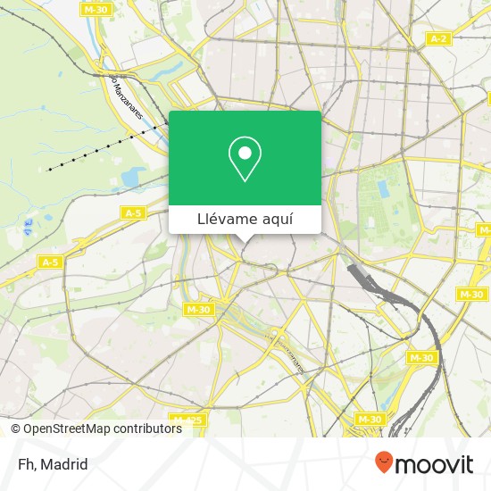 Mapa Fh, Calle de Toledo, 82 28005 Palacio Madrid