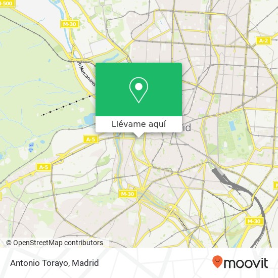 Mapa Antonio Torayo, Calle de Segovia, 33 28005 Palacio Madrid