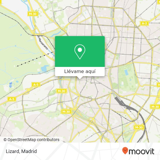 Mapa Lizard, Calle de Segovia, 16 28005 Palacio Madrid