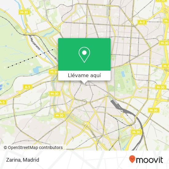 Mapa Zarina, Calle de la Colegiata, 5 28012 Embajadores Madrid