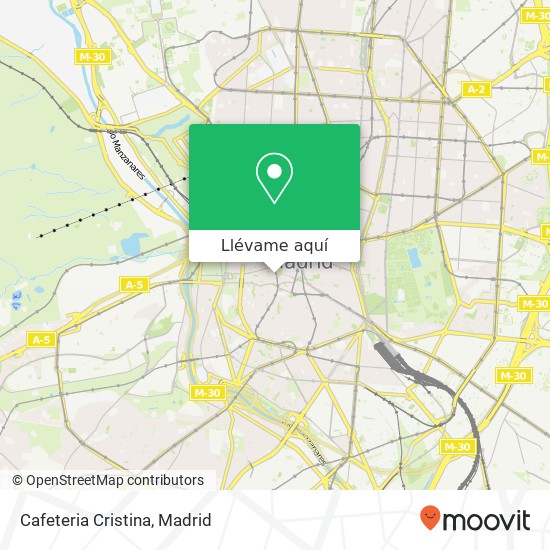 Mapa Cafeteria Cristina, Plaza Mayor 28012 Sol Madrid