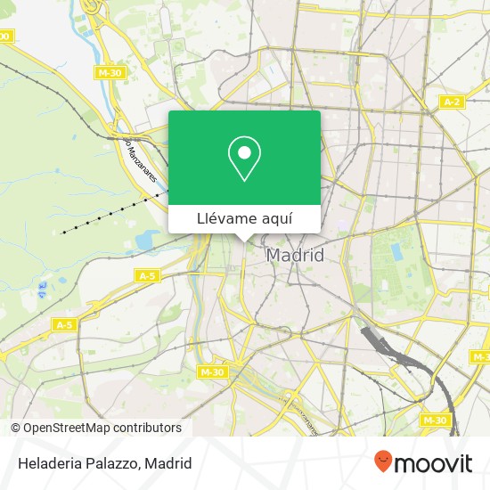 Mapa Heladeria Palazzo, Calle de Bailén 28013 Palacio Madrid