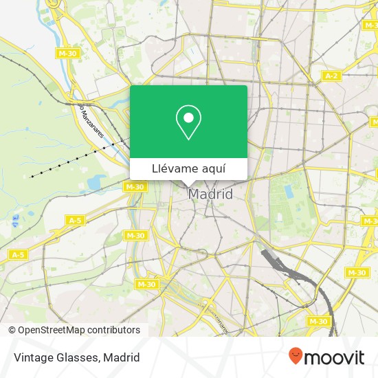 Mapa Vintage Glasses, Calle del Arenal, 23 28013 Palacio Madrid