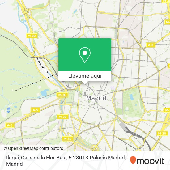 Mapa Ikigai, Calle de la Flor Baja, 5 28013 Palacio Madrid