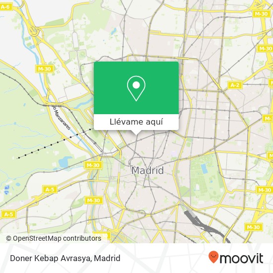 Mapa Doner Kebap Avrasya, Calle de San Bernardo, 53 28015 Universidad Madrid