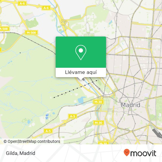 Mapa Gilda, Paseo del Comandante Fortea, 53 28008 Casa de Campo Madrid