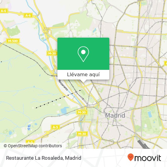 Mapa Restaurante La Rosaleda, Calle de Ferraz, 92 28008 Arguelles Madrid