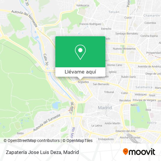 País Reparación posible acumular Cómo llegar a Zapatería Jose Luis Deza en Madrid en Metro, Autobús, Tren o  Tren ligero?
