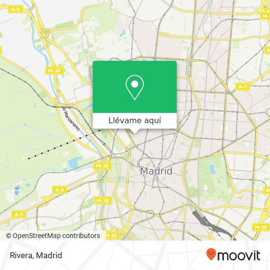 Mapa Rivera, Travesía del Conde Duque, 15 28015 Universidad Madrid