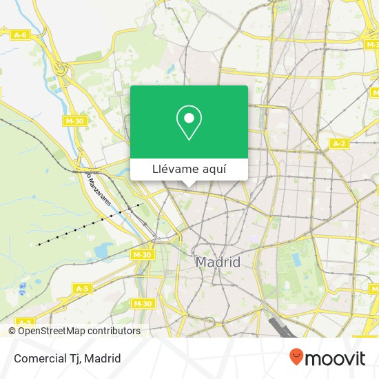 Mapa Comercial Tj, Calle de Galileo 28015 Arapiles Madrid