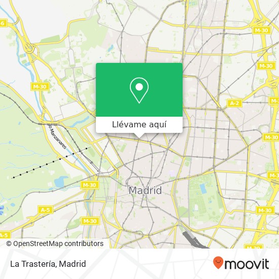 Mapa La Trastería, Glorieta de Ruiz Giménez, 4 28015 Trafalgar Madrid
