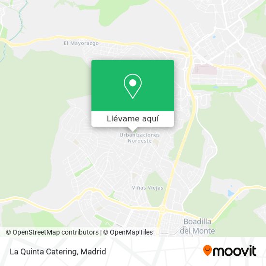 Mapa La Quinta Catering