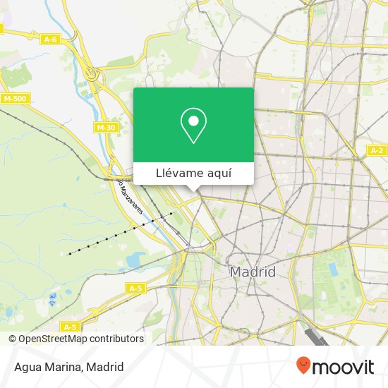 Mapa Agua Marina, Calle de Altamirano, 7 28008 Arguelles Madrid