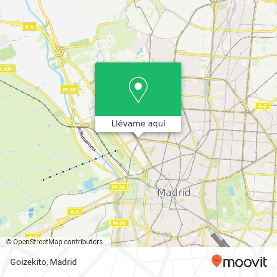 Mapa Goizekito, Calle de Alberto Aguilera, 70 28015 Gaztambide Madrid