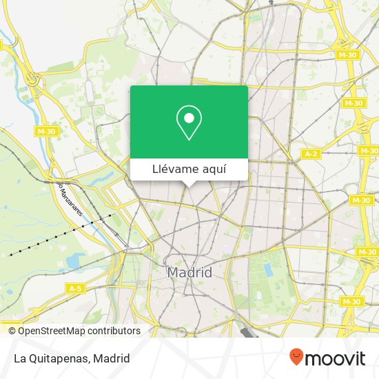 Mapa La Quitapenas, Calle de Fuencarral, 146 28010 Trafalgar Madrid