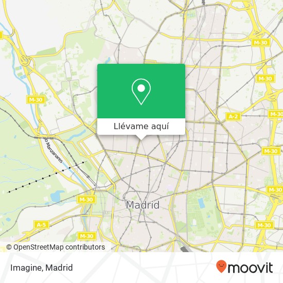 Mapa Imagine, Calle de Fuencarral, 147 28010 Trafalgar Madrid