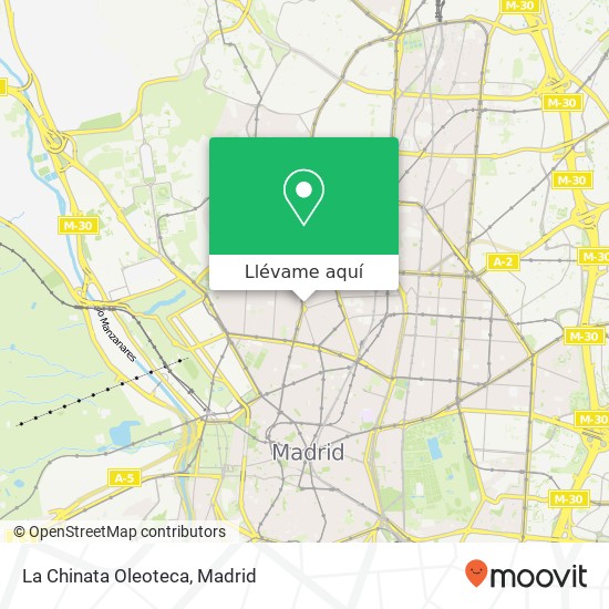 Mapa La Chinata Oleoteca, Calle de Bravo Murillo, 4 28015 Trafalgar Madrid