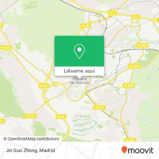 Mapa Jin Guo Zhong, Calle Ramón Jiménez, 7 28223 Pozuelo de Alarcón