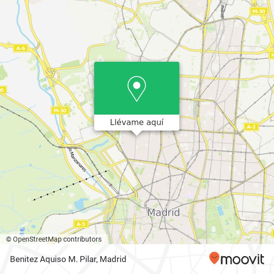 Mapa Benitez Aquiso M. Pilar, Calle Donoso Cortés, 64 28015 Gaztambide Madrid