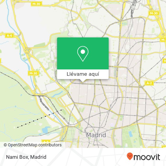 Mapa Nami Box, Calle de Blasco de Garay, 96 28003 Vallehermoso Madrid