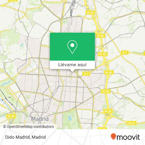 Mapa Dido Madrid