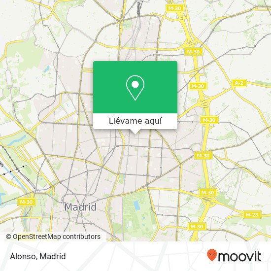 Mapa Alonso, Calle de Lagasca, 115 28006 Castellana Madrid