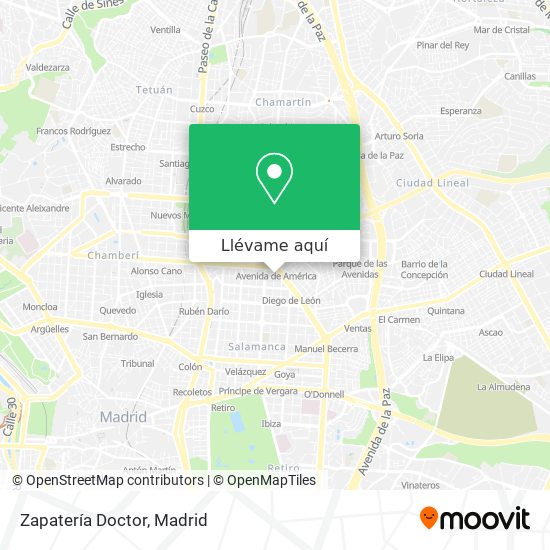 Mapa Zapatería Doctor